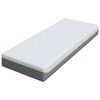 vidaXL Mattress White and Grey 80 x 200 cm Pocket Spring