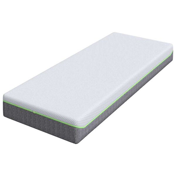 vidaXL Mattress White and Grey 80 x 200 cm Pocket Spring
