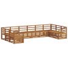 vidaXL Sectional Sofa Set 10 pcs Natural
