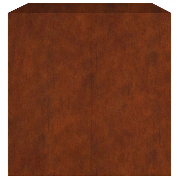 vidaXL Planter 80x80x80 cm Corten Steel