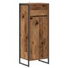 vidaXL Bathroom Cabinet Old Wood 40 x 30 x 100 cm Engineered Wood