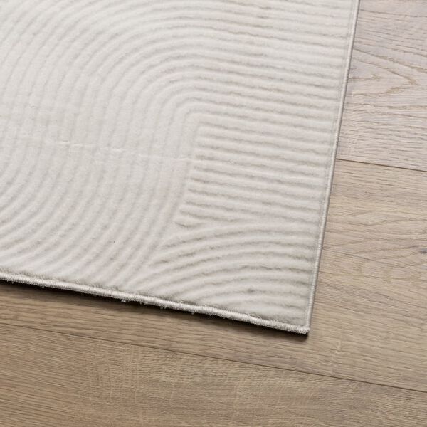 vidaXL Rug IZA Short Pile Scandinavian Look Cream 80x150 cm