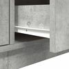 vidaXL TV Cabinet with LED Lights Concrete Grey 193.5x41x50 cm