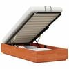vidaXL Ottoman Bed Frame with Storage Wax Brown 75 x 190 cm