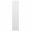 vidaXL Locker Cabinet White 90x40x180 cm Steel