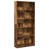 vidaXL Bookcase Old Wood 80x24x176 cm Engineered Wood