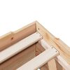 vidaXL Bed Frame No Mattress Stackable 90x200 cm Solid Wood