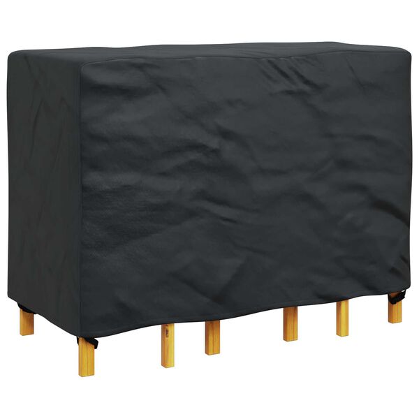 vidaXL Furniture Cover Plain Black 130 x 80 x 70 cm 420D