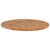 vidaXL Table Top Solid Teak Wood Round 2.5 cm 90 cm