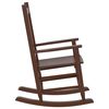 vidaXL Rocking Chairs for Children 2 pcs Brown Solid Wood Poplar