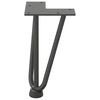 vidaXL Hairpin Legs for Coffee Table 4 pcs Anthracite 20 cm Solid Steel