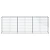 vidaXL Gabion Basket with Cover 300x50x100 cm Galvanised Iron