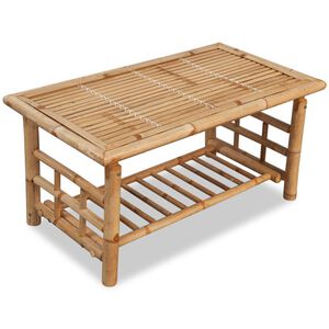 vidaXL Coffee Table | Brown | Bamboo | Medium | Durable | Coffee Table
