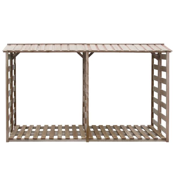 vidaXL Firewood Storage Shed 300x90x176 cm Impregnated Pinewood
