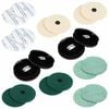 vidaXL Floor Polisher Pad Set 20 pcs &Oslash; 14 cm Multicolour