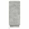 vidaXL LED Sideboard Concrete Grey 90 x 32 x 75 cm Engineered Wood