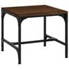 vidaXL Coffee Table Brown Oak 50x50x35 cm Engineered Wood