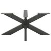 vidaXL Coffee Table Leg Spider Shape Anthracite 98x58x(42-43) cm Steel