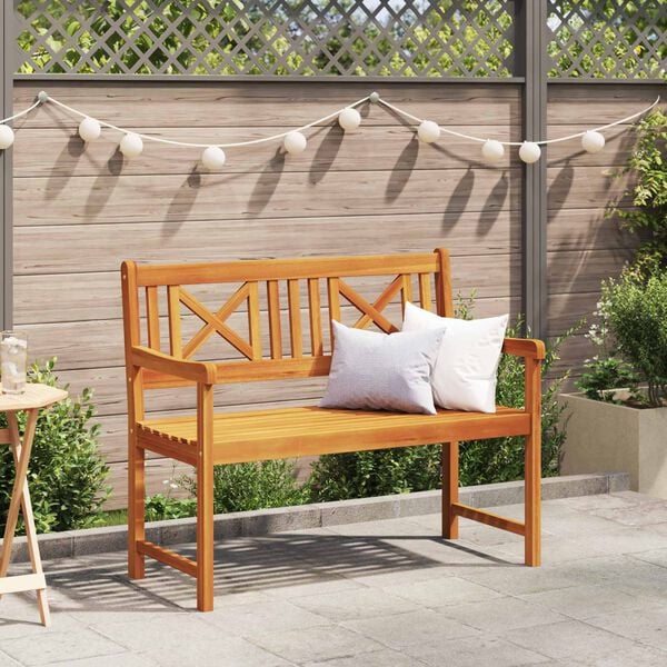 vidaXL Garden Bench Brown 110 x 56 x 90 cm Solid Acacia Wood