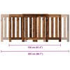 vidaXL Radiator Cover Old Wood 205x21.5x83.5 cm Engineered Wood