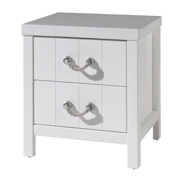 Vipack Nightstand Lewis 2-drawer Wood White