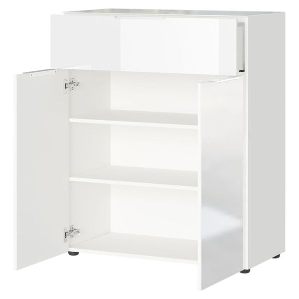 Germania Chest of 1 Drawer and 2 Doors GW-Oakland White