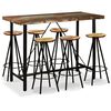 vidaXL Bar Set | Multicolour | Reclaimed Wood
