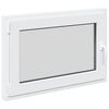 vidaXL Basement Window RISOR 90 x 50 cm PVC and Glass White