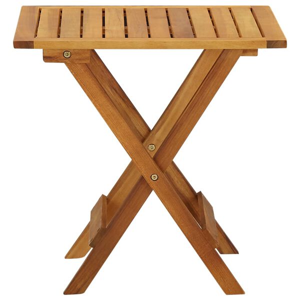 vidaXL Bistro Table 46x46x47 cm Solid Acacia Wood