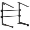 vidaXL Laptop Stand Black 30.5x28x(24.5-37.5) cm Steel