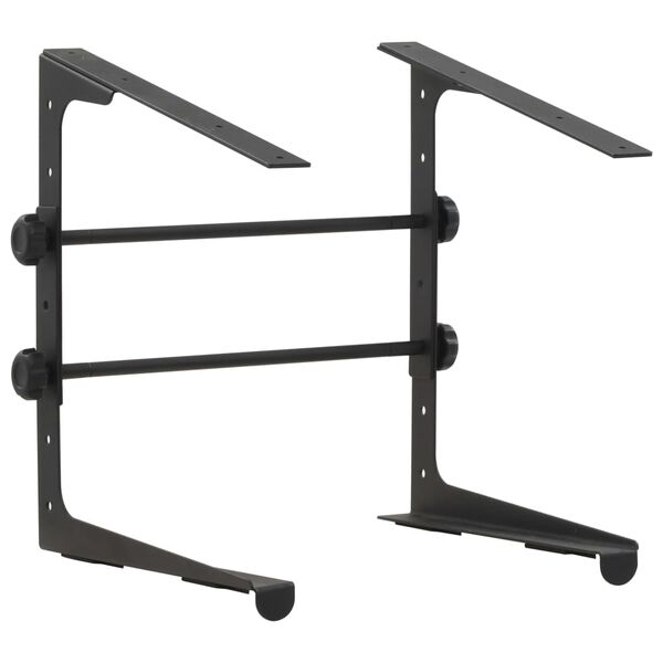 vidaXL Laptop Stand Black 30.5x28x(24.5-37.5) cm Steel