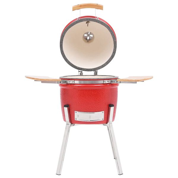 vidaXL Kamado Barbecue Grill Smoker Ceramic 33 cm