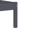 vidaXL Bed Frame without Mattress Grey Solid Pine Wood 140x200 cm (283199+321989)