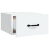 vidaXL Wall-mounted Bedside Cabinet White 35x35x20 cm