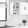 vidaXL Hanging Cabinet Riga White 40x29.5x60 cm Engineered Wood