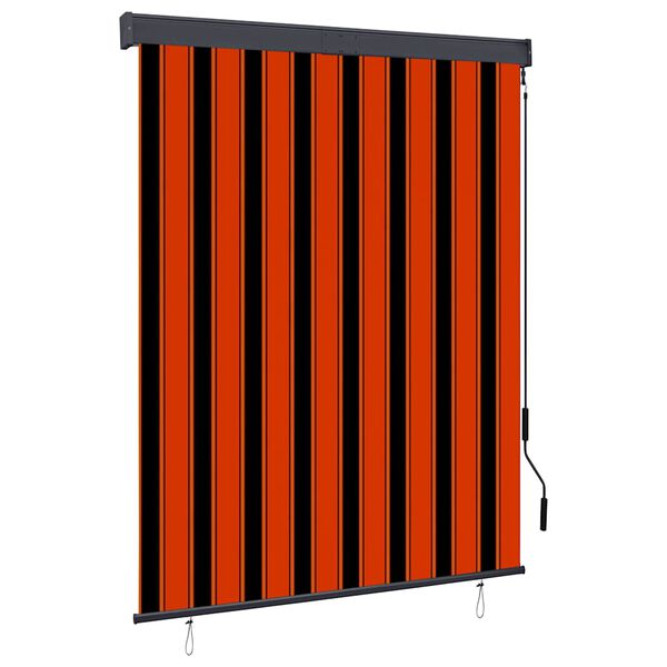 vidaXL Outdoor Roller Blind 140x250 cm Orange and Brown