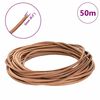vidaXL Leather Cord Brown &Oslash;5 mm x 50 m Leather