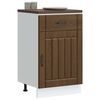 vidaXL Kitchen Base Cabinet Lucca Brown Oak Engineered Wood