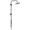 vidaXL Shower System Manual Black 45 x 20 x 96 cm Brass,Sus201 and ABS