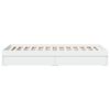 vidaXL Bed Frame with Drawers without Mattress White 100x200 cm