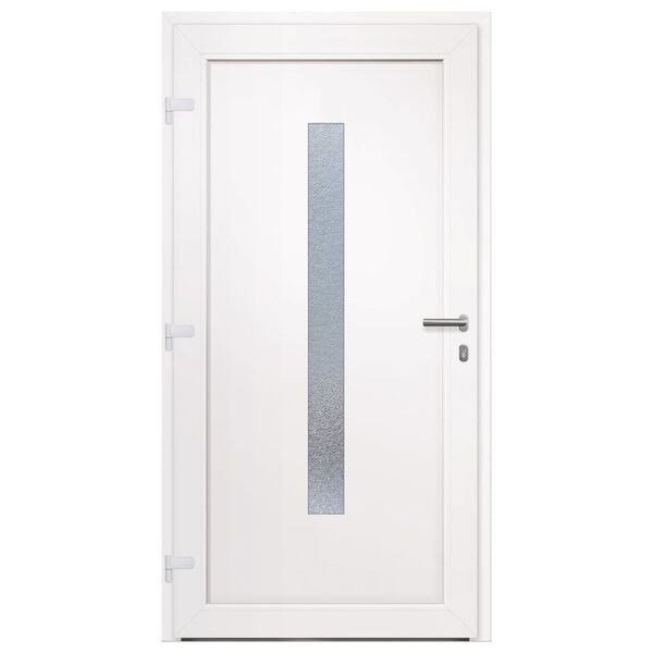 vidaXL Front Door Anthracite 108x208 cm PVC