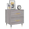 vidaXL Bedside Cabinet Grey Sonoma 40x35x47.5 cm Engineered Wood