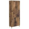 vidaXL Cabinet Set 2 pcs Old Wood Engineered Wood