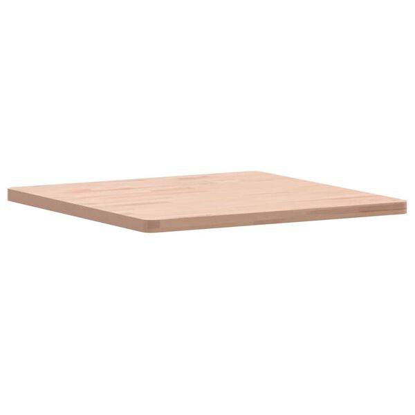 vidaXL Table Top 60x60x2.5 cm Square Solid Wood Beech