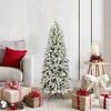 vidaXL Artificial Christmas Tree with 150 LEDs White 53 x 53 x 120 cm