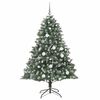 vidaXL Artificial Christmas Tree with 300 LEDs with Stand Green 180 cm