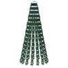 vidaXL LED Christmas Tree 150 cm 240 LEDs Cold White Steel Green