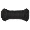 vidaXL Work Rope Black 6 mm 25 m Polypropylene