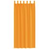 vidaXL Voile Curtains with Loops 2 pcs Orange 140x225 cm