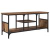 vidaXL TV Cabinet Old Wood 100 x 35 x 45 cm Engineered Wood and Iron
